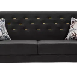 Urban Living Grey Izmir Decadence 3 Seater Sofa-image-89