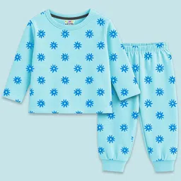 KUCHIPOO Girls Printed T-shirt with Pyjamas image 4