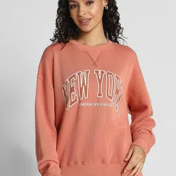 AMERICAN EAGLE OUTFITTERS Women Printed Round Neck Sweatshirt-picture-32