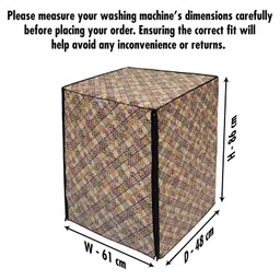 Dream care Fully Automatic Front Load Waterproof Washing Machine Cover for Samsung/ IFB/ LG/ Godrej/ Whirlpool/ Bosch/ 5 kg image 4