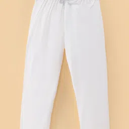 Robo Fry Silk Full Sleeves Solid Kurta Pyjama Set - Light Grey image 5