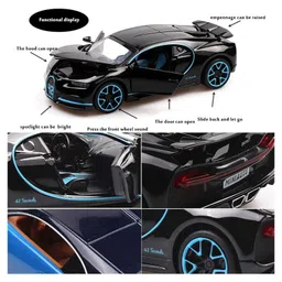 Magicwand 1:32 Scale Die-Cast Zinc Alloy Chiron with Openable Doors and Pull Back Action,& Blinking Lights Colors As per Stock Pack of 1 image 5