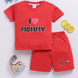YK X Tinyo Infant Boys Pure Cotton Printed T-shirt with Shorts-picture-36