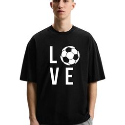 Fashnobic Men Typography Printed Round Neck Cotton Oversized T-shirt-picture-42