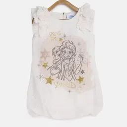 Peppermint Girls Off-White DISNEY Printed Balloon Dress-image-71