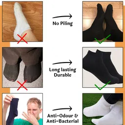 FOOTPRINTS Men Pack Of 2 Calf Length Socks image 5
