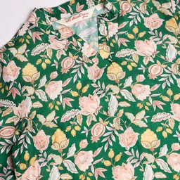 all about you Floral Print Crepe Top image 3