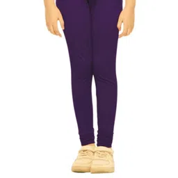 Tik Tok WEARS Girls Purple Churidar Length Leggings-picture-25