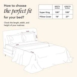 Stoa Paris French Bloom Peach Printed Cotton 300 TC King Bedsheet Set-2.74 m x 2.74 m image 3