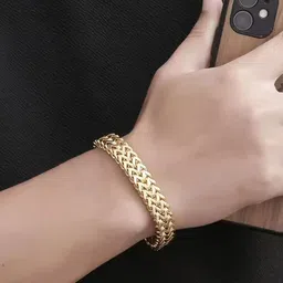 Heer Collection Men Antique Link Bracelet image 5