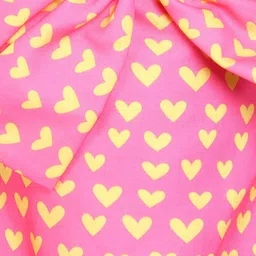 Pink Chick Print A-Line Dress image 2