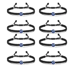 EDMIRIA Unisex Blue Wood Bracelet-image-6