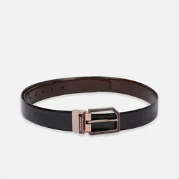 Peter England Men Solid Tang Closure Leather Reversible Formal Belt-picture-17