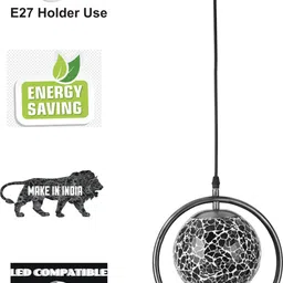 SOMIL Printed Glass Cylinder Ceiling Lamps image 5