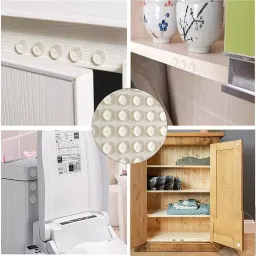 Ebco Bumper Clear Finish, Diameter 19.0 mm and Height 1.9 mm for Furniture, BS2-34 (Pack of 120) image 5