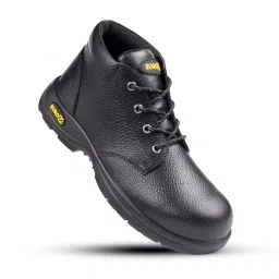 Eurock CLASSIC 200 J Steel Toe Safety Shoe Low Ankle PU Sole UK 11 Size Leather Black for Industrial Use image 4