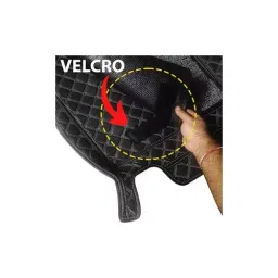 Auto Pearl 7D Car Floor Mats Luxury Leatherite Black Compatible For Skoda Laura, 7DMAT_BLK_Laura image 5