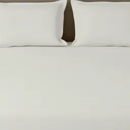 home expressions White 500 TC Cotton Single Bedsheet Set -1.3716m X 2.2352m image 2