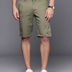 Louis Philippe Sport Men Slim Fit Chino Shorts-picture-39