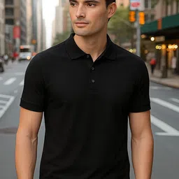 Moda Rapido Polo Collar Cotton Short Sleeves Pure Cotton T-shirt-picture-37