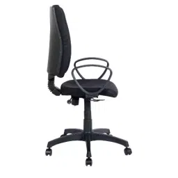Parin PC 912Fixed Arm Black Fabric Chair 14.1 kg image 3