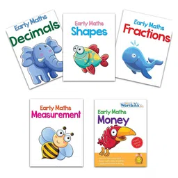 pegasus Set of 5 Early Maths Learning Books covering Decimals, Fractions, Measuring, Money & Shapes-picture-11