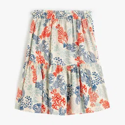 Koton Girls Floral Printed Knee Length Skirt image 1