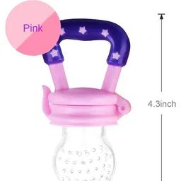 AEREX Reusable Baby Cloth Diapers For 6 Months to 3 Years With 2 Insert Pads & Fruit Nibbler Soft Pacifier Leak Proof Washable Diapers For New Born Babies Fruit Nibbler for Infants image 2