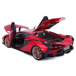 Magicwand 1:32 Scale Die-Cast Lambo Sian with Openable Doors,Pull Back Action,Working Headlights & Tail Lights Pack of 1 Colors As Per Stock image 2