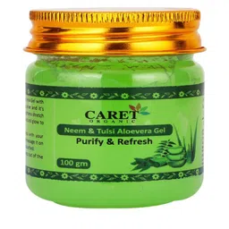 CARET ORGANIC Set Of 3 Vitamin C Soap-75g, Vitamin C Glow Scrub & Aloevera Gel- 100g image 4