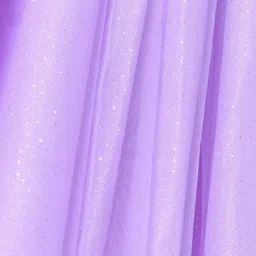 Babyhug Sleeveless Party Wear Frock with Flower Corsage - Lavender image 5
