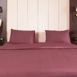 Oyvu Rose 300 TC King Bedsheet with 2 Pillow Covers image 3