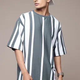 The Roadster Lifestyle Co. Striped Relaxed T-shirt-picture-20