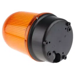 Werma Beacon BM 838 Series Yellow Flashing 24 V DC Surface Mount Xenon Bulb, 838.300.55 image 2