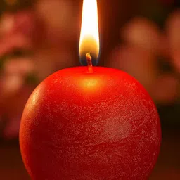 LIGHT JEWELS Red Pack of 3 Pillar Candle image 5