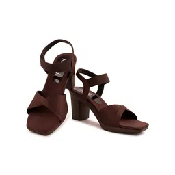 AROOM Open Toe Block Heels With Backstrap image 3