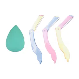 Gorgio Professional Sensitive Skin Razor with Beauty Blender (Color May Vary) (GTB008) image 2