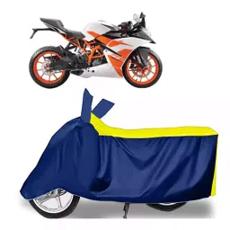 Auto Pearl Bike Cover for KTM RC 200 BS6 (Yellow & Blue)-picture-13