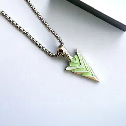 kazare Rhodium-Plated Geometric Pendants with Chains image 4