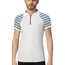 Blisstone Men Striped Polo Collar T-shirt-picture-24