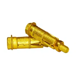 Power M-10 Iron Yellow Plated Hexagon Head Anchor Bolt (Pack of 50)-picture-39