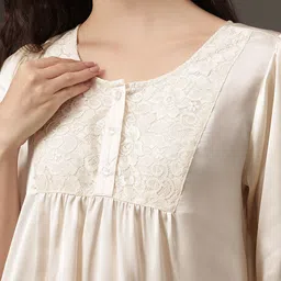 Clovia Maxi Nightdress image 4