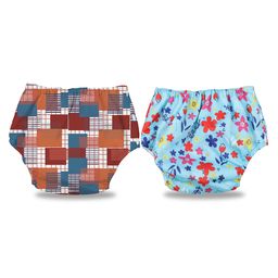 Chinmay Kids Baby Swim Diaper Waterproof Reusable Leakproof Adjustable Infant Pool Pant Boys And Girls Swim Diaper- Brown Blue-picture-35