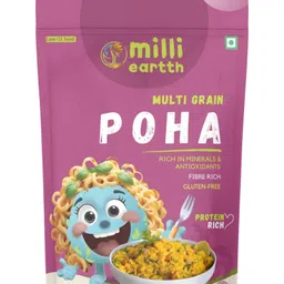 Millieartth Multi Grain Millet Poha | Gluten Free Breakfast | High-protein, Fiber-rich & Antioxidant-packed | Healthy Low-glycemic Alternative to White Rice Poha | Easy to Cook | 300g (Pack of 2)-image-15
