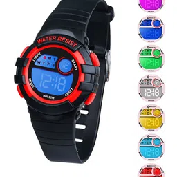 Time Up Unisex Kids Dial & Bracelet Style Straps Digital Multi Function Watch N8206-7 image 3