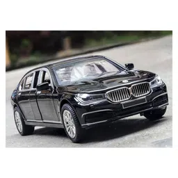 Magicwand 1:24 Scale Die-Cast X7 Pull Back Sedan with 6 Openable Doors Lights & Music Pack of 1 Colors as Per Stock image 2