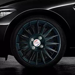 Auto Pearl Car Full Black Wheel Cover Caps 33.02 cm (13 Inch) Press Type Fitting for Go Pls image 4