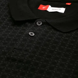 INVICTUS Geometric Printed Polo Collar T-shirt image 2