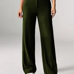 BAESD Women Relaxed Straight Leg High-Rise Trousers-picture-35