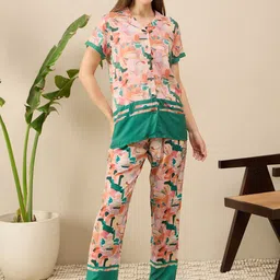 July Women Printed Night suit-image-18